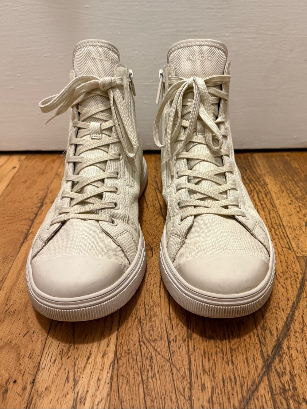 Aldo Men's High-Top Sneakers in Off-White